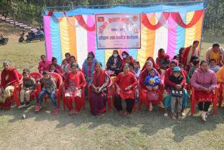 देवघाटमा अखिल नेपाल महिला संघको प्रशिक्षण तथा बनभोज