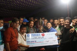 प्रथम देवघाट गाउँपालिका अध्यक्ष कपको उपाधी दासढुङ्गा फुटबल क्लबलाई