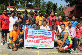 देवघाट ब्याडमिन्टन संघद्वारा विजयदशमीको शुभकामना आदानप्रदान कार्यक्रम सम्पन्न