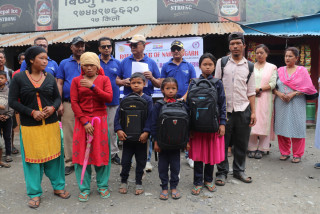 बगन्दी भुजेल समुदायका रोजिना , सृजना र रबिनले प्लस टू सम्म अध्यापनको लागि रोटरी बाट छात्रवृत्ति