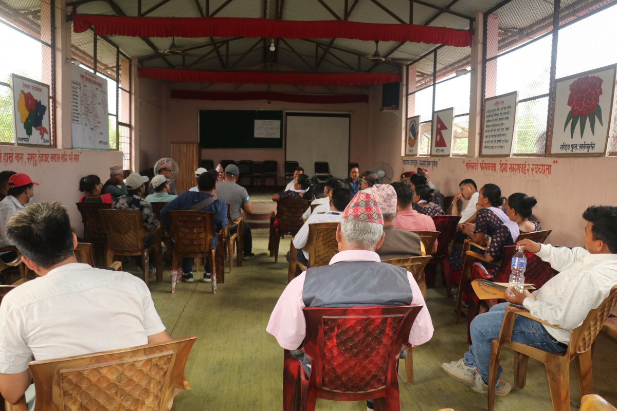 देवघाट गाउँपालिका विपद व्यवस्थापन समितिको वैठक सम्पन्न