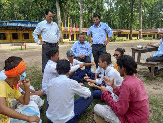 सीताराम संस्कृत विद्यालयमा एकदिने जनै बनाउने तालीम
