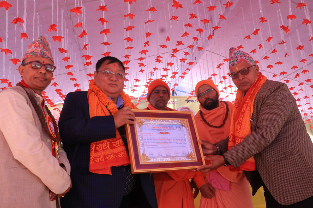 सीताराम संस्कृत माध्यमिक विद्यालयले महायज्ञबाट गरे ४७ लाख बढी रकम सङ्कलन