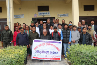 देवघाटमा स्थानीय तहको पशुमा पूर्ण खोप अभिमुखीकरण कार्यक्रम सम्पन्न