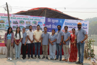 देवघाटधाम जेसीजले मनाइयो पानी वितरण गरी नयाँ वर्ष