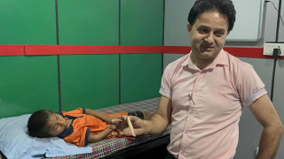 ११ वर्षीय राम भुजेलको उपचार एलाइभ हस्पिटलले निःशुल्क गर्ने