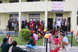 देवघाट गाउँपालिकाले दिए १३६ जनालाई आँखा,कान र दाँत सम्बन्धि नि:शुल्क परिक्षण शिविर