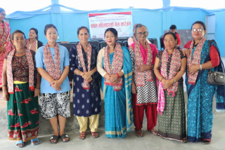 एकल महिला देवघाट ५ को अध्यक्षमा: नरीमायाँ सिंजाली