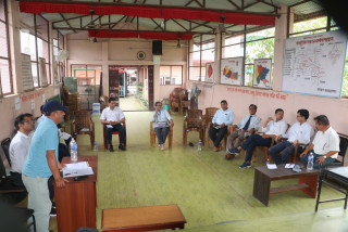 जिल्ला आयुर्वेद स्वास्थ्य केन्द्रद्वारा देवघाट गाउँपालिकामा विद्यालय आयुर्वेद तथा योग शिक्षा कार्यक्रम
