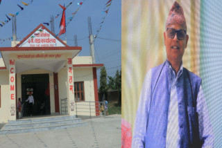 देवघाट ५ को कार्यप्रगति सार्वजनिक : एक करोड ३० लाखको काम सम्पन्न