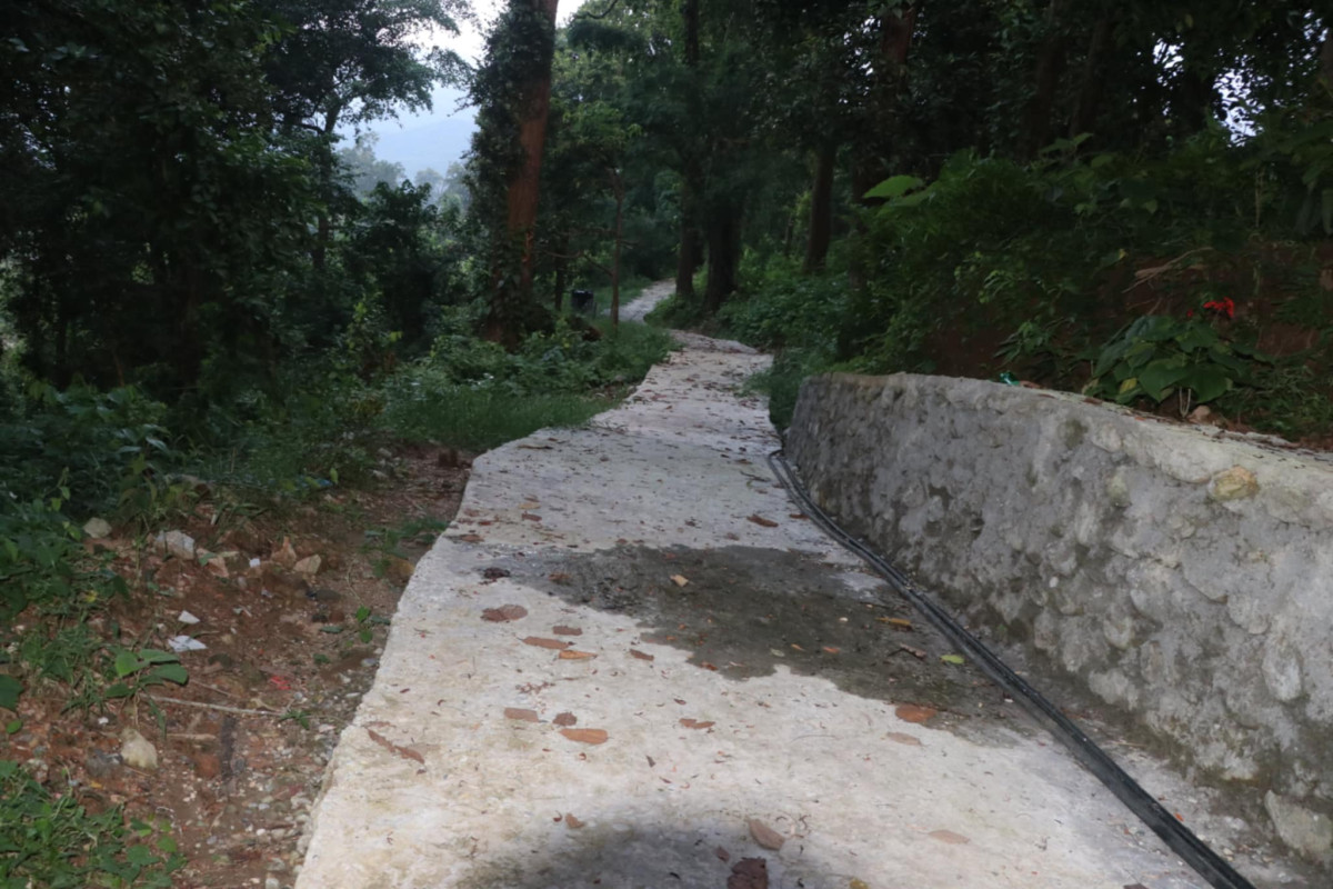 पर्यटन प्रवर्धन गर्न देवघाटमा धार्मिक पदमार्ग निर्माण