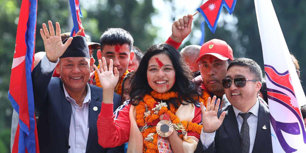 एनसेलले १० लाख रुपैयाँसहित पलेशालाई सम्मान गर्ने