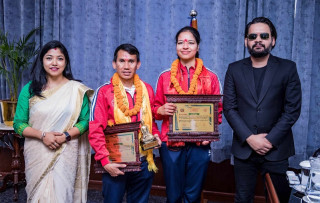 काठमाण्डाै महानगरले पदक विजेता पलेशालाई नगदसहित सम्मान गर्‍याे