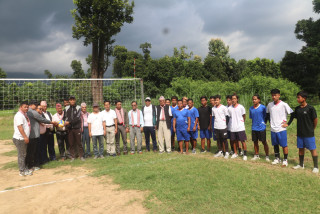 देवघाट ५ वडाको महिला तथा पुरुष छनोट भलिबल प्रतियोगिता सुरु