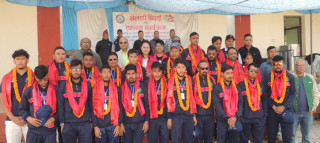 विश्वकप क्रिकेट खेल्न नेत्रहीन टोली रेलबाटै पाकिस्तान प्रस्थान