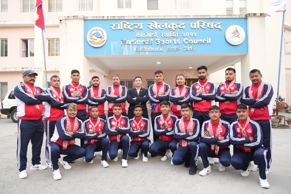 नेपालको पुरुष कबड्डी टोलीले बङ्गलादेशमा घरेलु टोलीसँग पाँच अभ्यास खेल खेल्ने