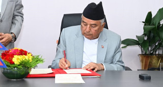 चुनावसम्बन्धी अध्यादेश जारी गर्न राष्ट्रपतिसमक्ष सिफारिश