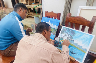 कलामय बन्यो कुश्माको शताब्दी घर
