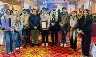 देवघाटका युवा कृषक मल्ल उत्कृष्ट युवा पुरस्कारबाट सम्मानित
