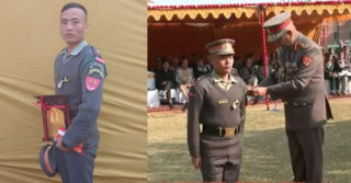 उद्दार नायक यामबहादुर राना मगर ‘वर्ष जूनियर अधिकृत’बाट सम्मानित
