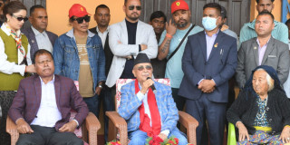 एमाले अध्यक्ष ओली आज झापाका ११ कार्यक्रममा सहभागी हुँदै